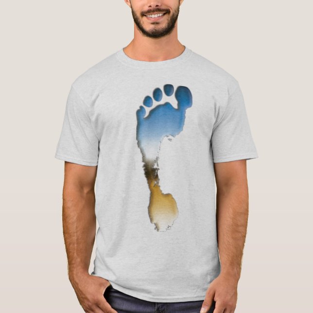 Footprint in Crome T-Shirt (Front)