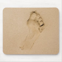 Footprint on the Beach