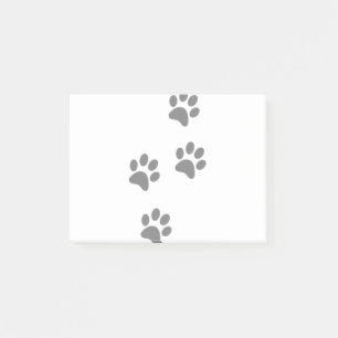 Footprints Animal Dog Paw Cat Post-it Notes