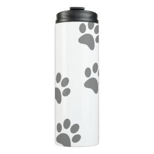 Footprints Animal Dog Paw Cat Thermal Tumbler