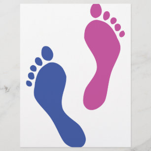 footprints coloured flyer