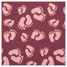 Footprints Footprints Baby feet fabric