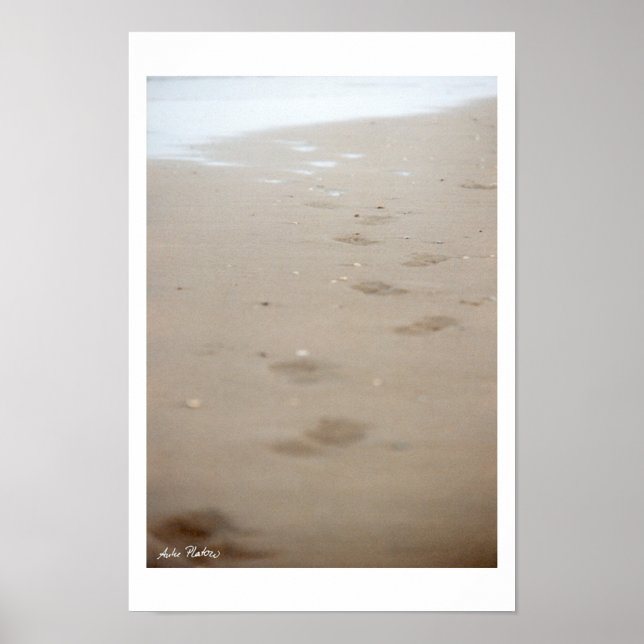 footprints - Fußspuren Poster (Front)