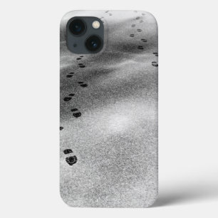 Footprints in Snow iPhone 13 Case