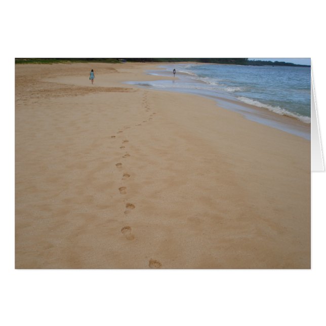 Footprints in the Sand (Front Horizontal)
