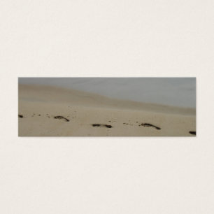 Footprints in the sand Bookmark