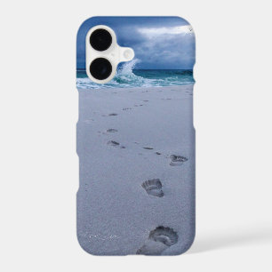 Footprints in the Sand iPhone Cases