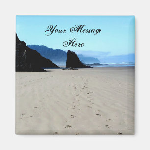 Footprints In The Sand Magnet