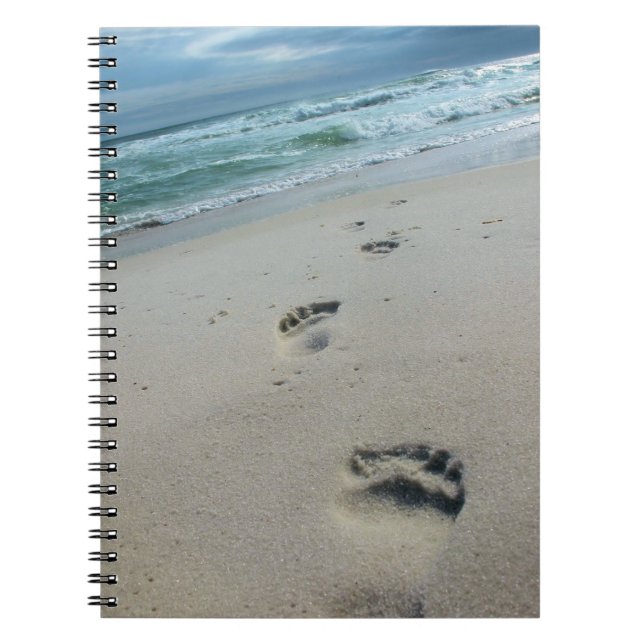 Footprints in the Sand Notebook (Front)