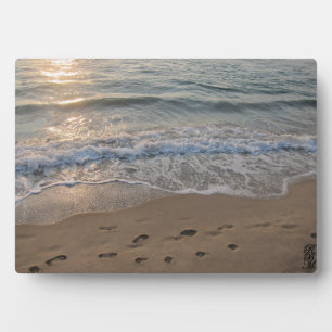 Footprints in the Sand Plaque