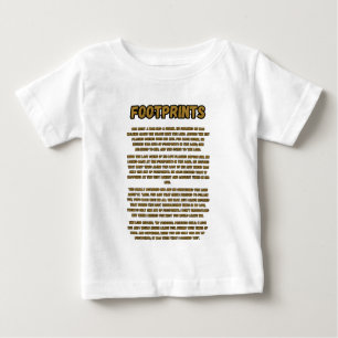 Footprints In The Sand Prayer Baby T-Shirt