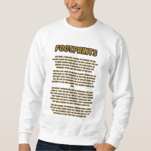 Footprints In The Sand Prayer Men's Sweatshirt