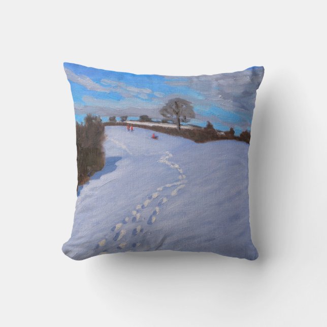 Footprints in the Snow 2009 Cushion (Front)