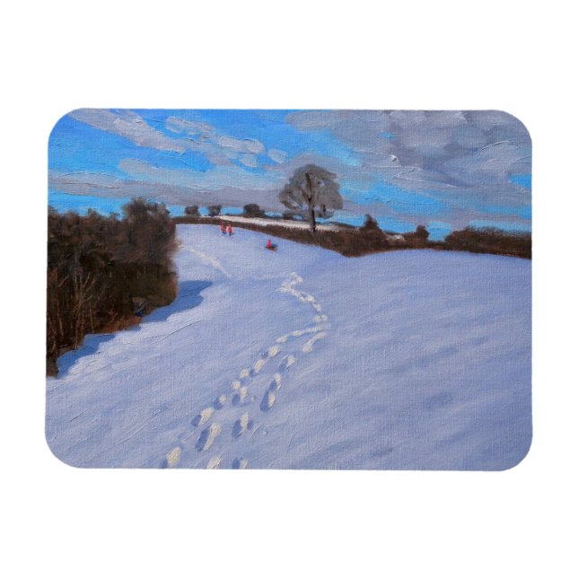 Footprints in the Snow 2009 Magnet (Horizontal)