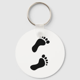 Footprints Key Ring