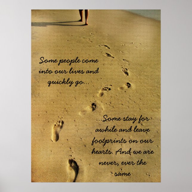 Footprints of Love Poster (Front)