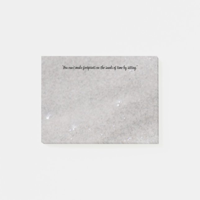 Footprints On the Sand Post it Notes (Front)