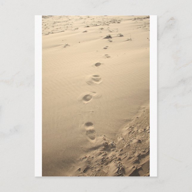 Footprints Postcard (Front)