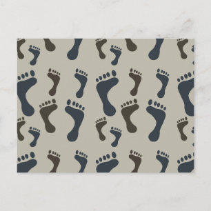 Footprints Postcard