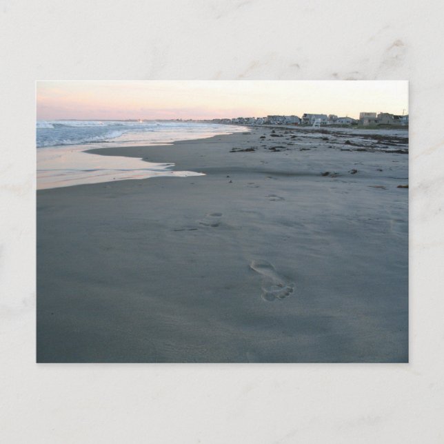 footprints postcard (Front)