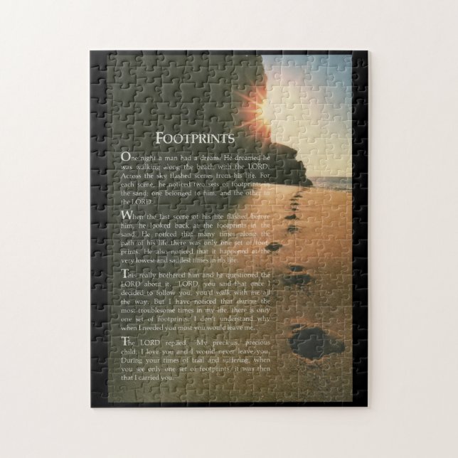 Footprints Puzzle (Vertical)