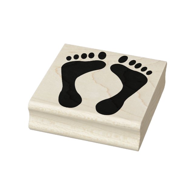 Footprints Rubber Stamp (Stamp)