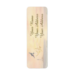 Footprints Sympathy Matching Return Address Labels