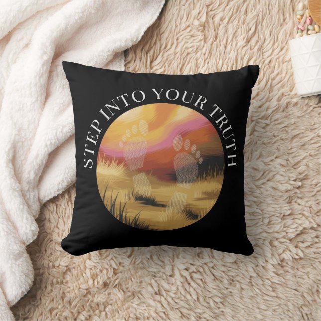 Footsteps Cushion (Blanket)