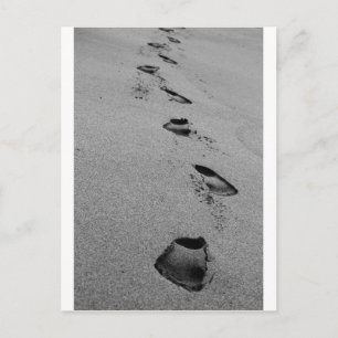 Footsteps Postcard