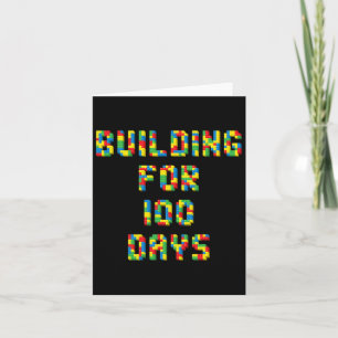 For 100 Days Happy 100th Day Of School Kids Card