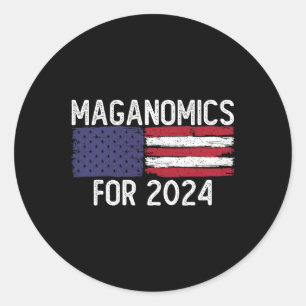For 2024 Trump President Legend  Classic Round Sticker