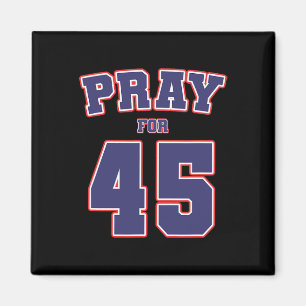 For 45 President Trump 2020 Patriotic American Gif Magnet