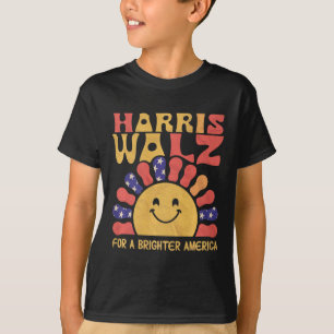 For A Brighter America Retro Sun For Kids Premium T-Shirt