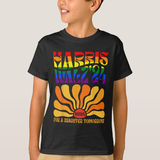 For A Brighter Tomorrow Boho Aesthetic  T-Shirt (Front)