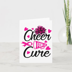 For A Cure Breast Cancer Awareness Card