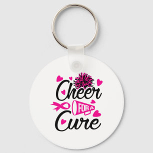 For A Cure Breast Cancer Awareness  Key Ring