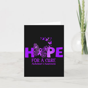 For A Cure For Alzheimerheimers Warrior Apparel He Card