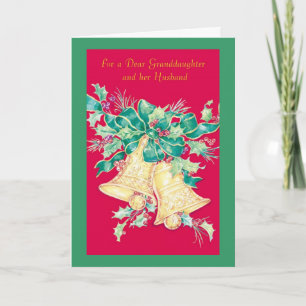 For A Dear Granddaughter and her Husband Holiday Card