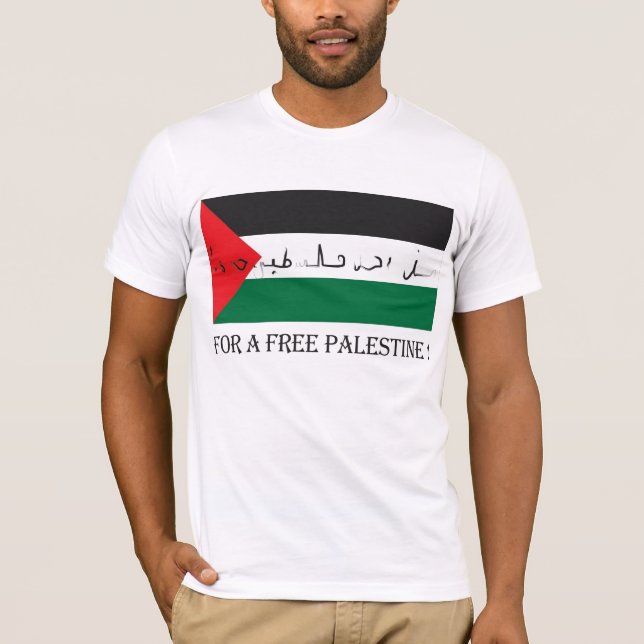 For a free palestine! T-Shirt (Front)