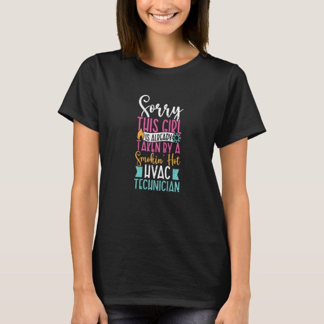 for a Heating Ventilation Specialist T-Shirt (Front)