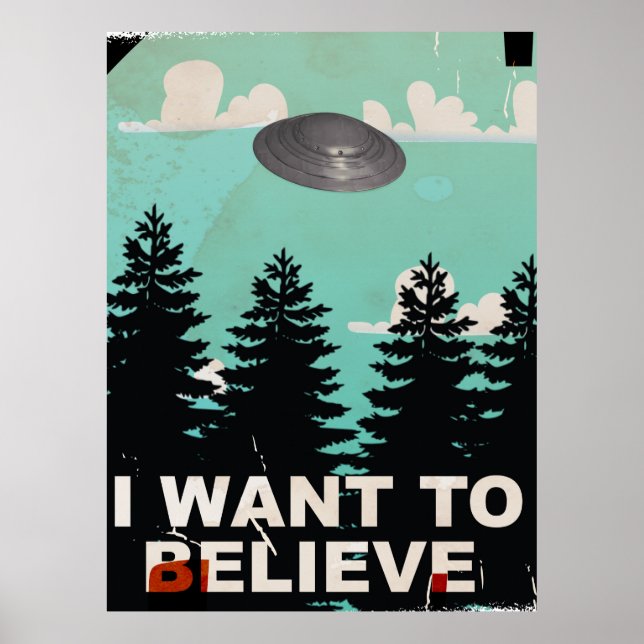 "For a show" Area 51 mono poster (Front)