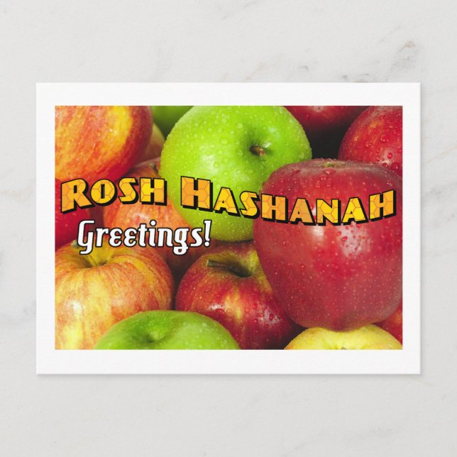 For a Sweet Year! Postcard (Front)