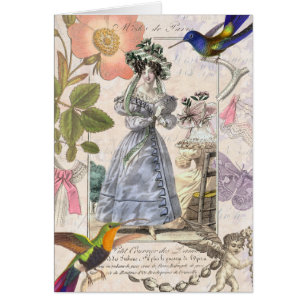 For a Vintage Fashion Diva - Elegant Collage