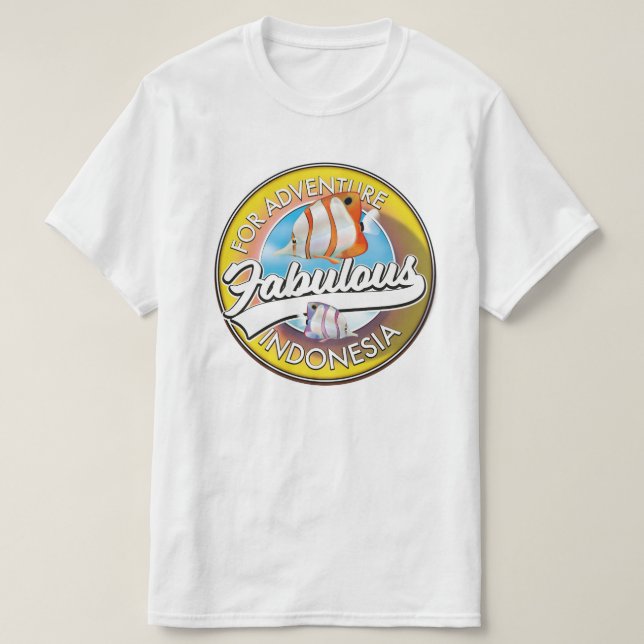 For Adventure Fabulous Indonesia logo T-Shirt (Design Front)