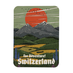 For Adventure Switzerland Magnet