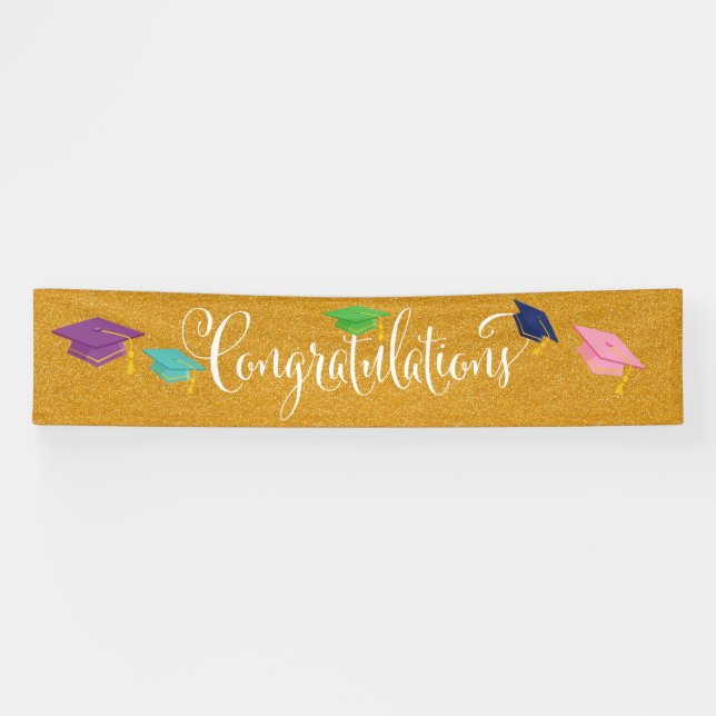 For Amanda Congratulations Graduation Banner (Horizontal)