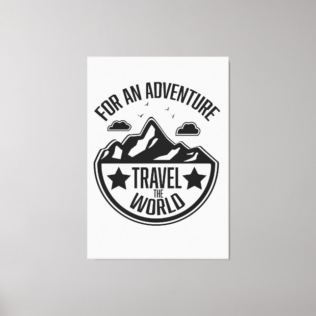 For An Adventure Canvas Print (Front)
