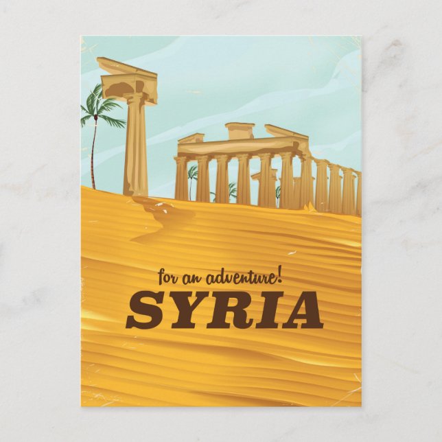 For an Adventure! Syria Temple of Bel Postcard (Front)