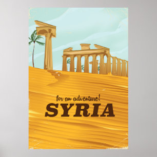 For an Adventure! Syria Temple of Bel Poster