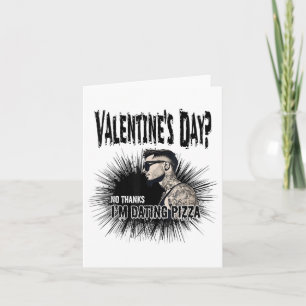 For Anti Valentine’s Day Tattooed Single Man Inked Card